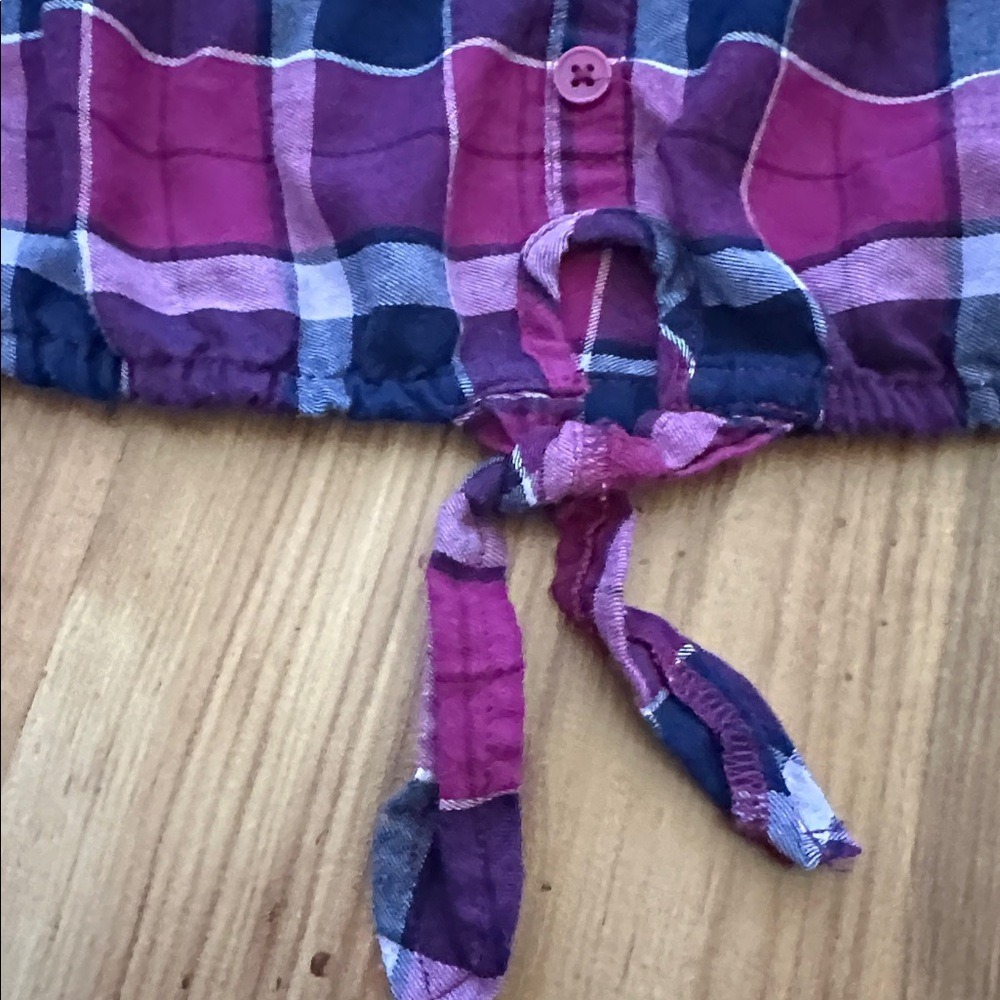 The Children's Place Girls Plaid Long Sleeve Shirt XXL 16 - Picture 3 of 7